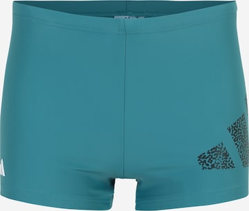 ADIDAS PERFORMANCE Sportzwembroek 'Branded ' in Blauw: voorkant