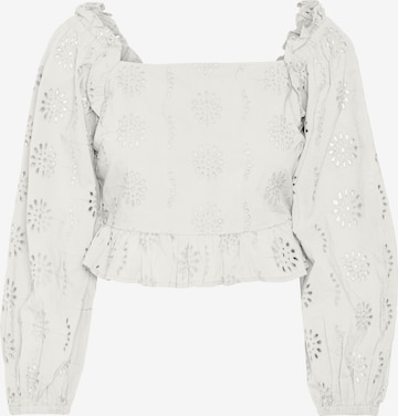 VERO MODA - Blusa 'Naima' en blanco: frente