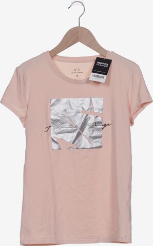 ARMANI EXCHANGE T-Shirt M in Pink: predná strana