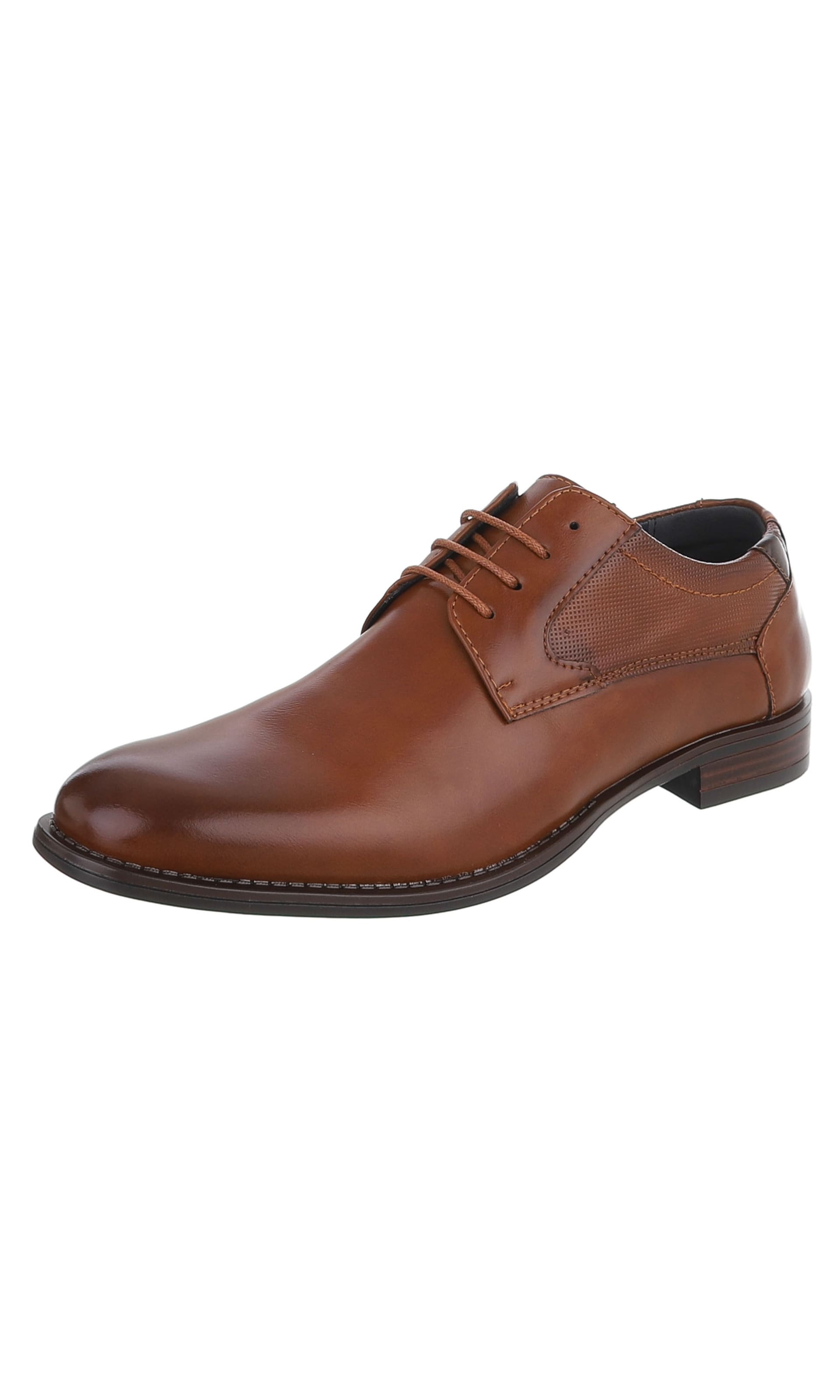 CoolWalk Lace-Up Shoes in Brown: front