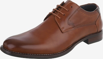 CoolWalk Lace-Up Shoes in Brown: front