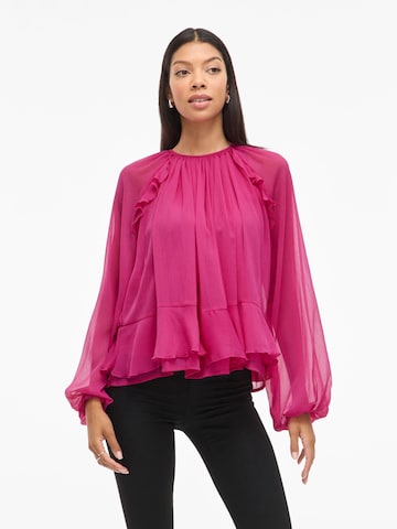 Camicia da donna 'HELA' di VILA in lilla: frontale