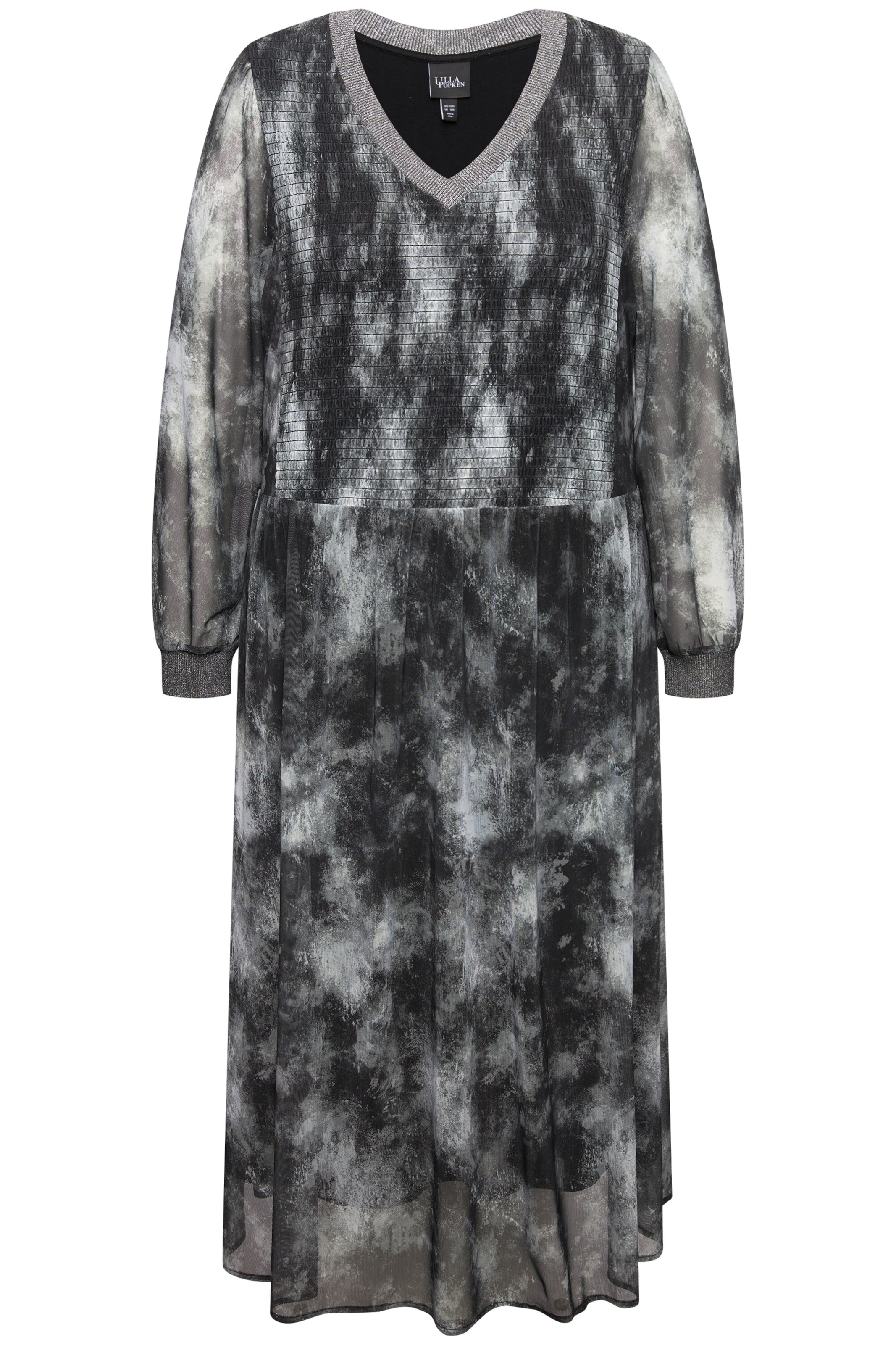 Ulla Popken Jurk in Zwart: voorkant