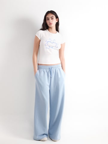 BALMOHK Wide Leg Housut värissä sininen