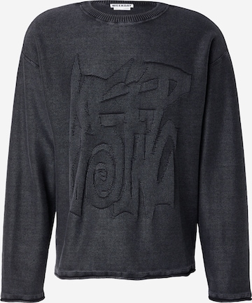 Pullover 'Zach' di WEEKDAY in nero: frontale