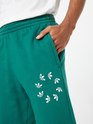 ADIDAS ORIGINALS Tapered Trousers 'Spinner' in Green