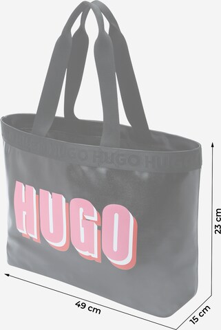 HUGO "Чанта тип ""Shopper""" 'Becky' в черно