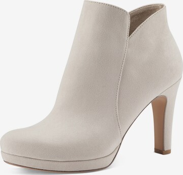 TAMARIS Booties in Beige: front