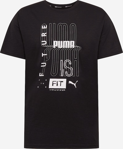 PUMA Функционална тениска в черно / бяло, Преглед на продукта