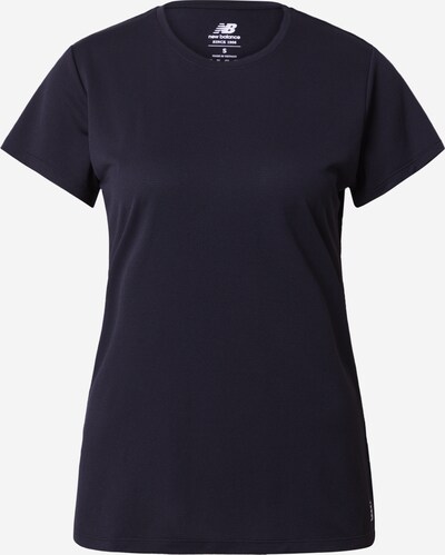 new balance Functioneel shirt in de kleur Grijs / Zwart, Productweergave