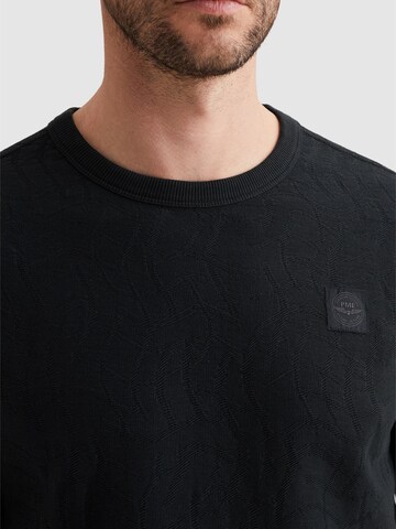 T-Shirt 'T-shirt in jersey with allover jacquard pattern' PME Legend en noir