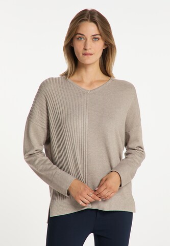 usha WHITE LABEL Sweater in Grey: front