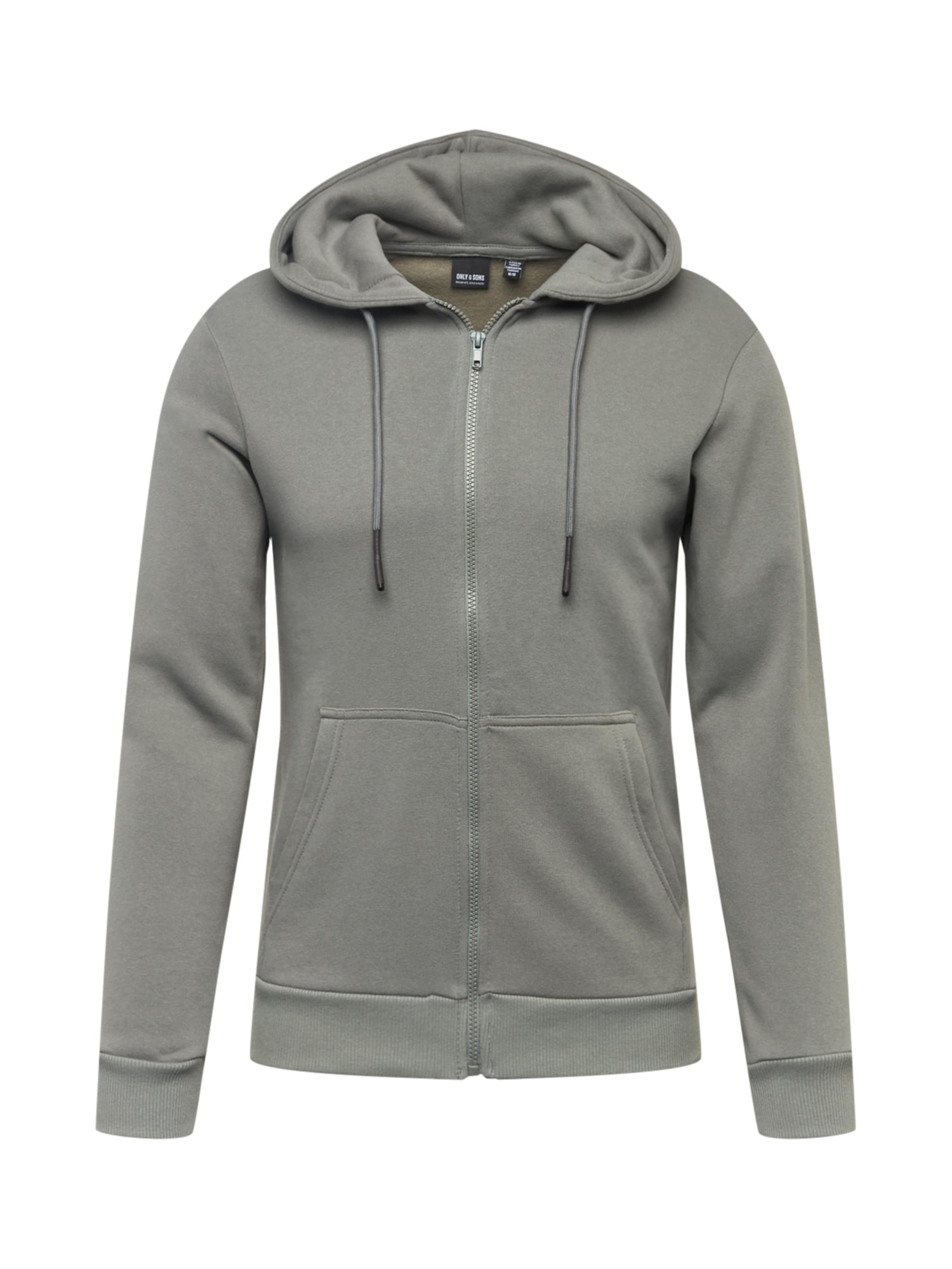 Only & Sons Sweatjacka 'CERES' i grå: framsida