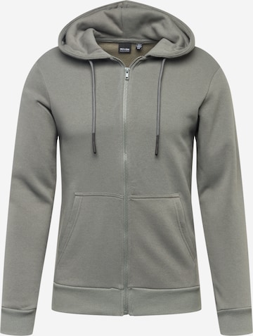 Only & Sons - Sudadera con cremallera 'CERES' en gris: frente