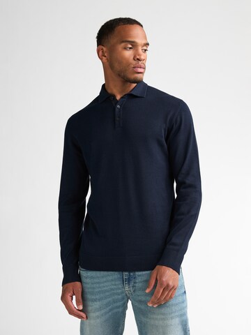 Petrol Industries Trui 'Sweater' in Blauw: voorkant