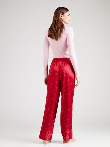 Hunkemöller Pyjamabroek in Rood