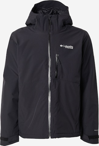 juoda COLUMBIA Laisvalaikio striukė 'Explorer's Edge II': priekis