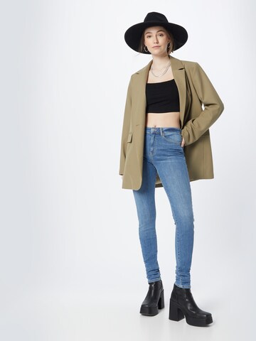 ESPRIT Skinny Džíny – modrá