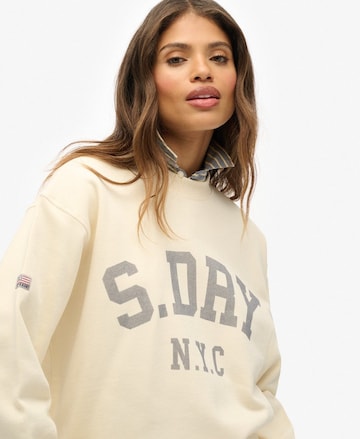 Sweat-shirt Superdry en beige