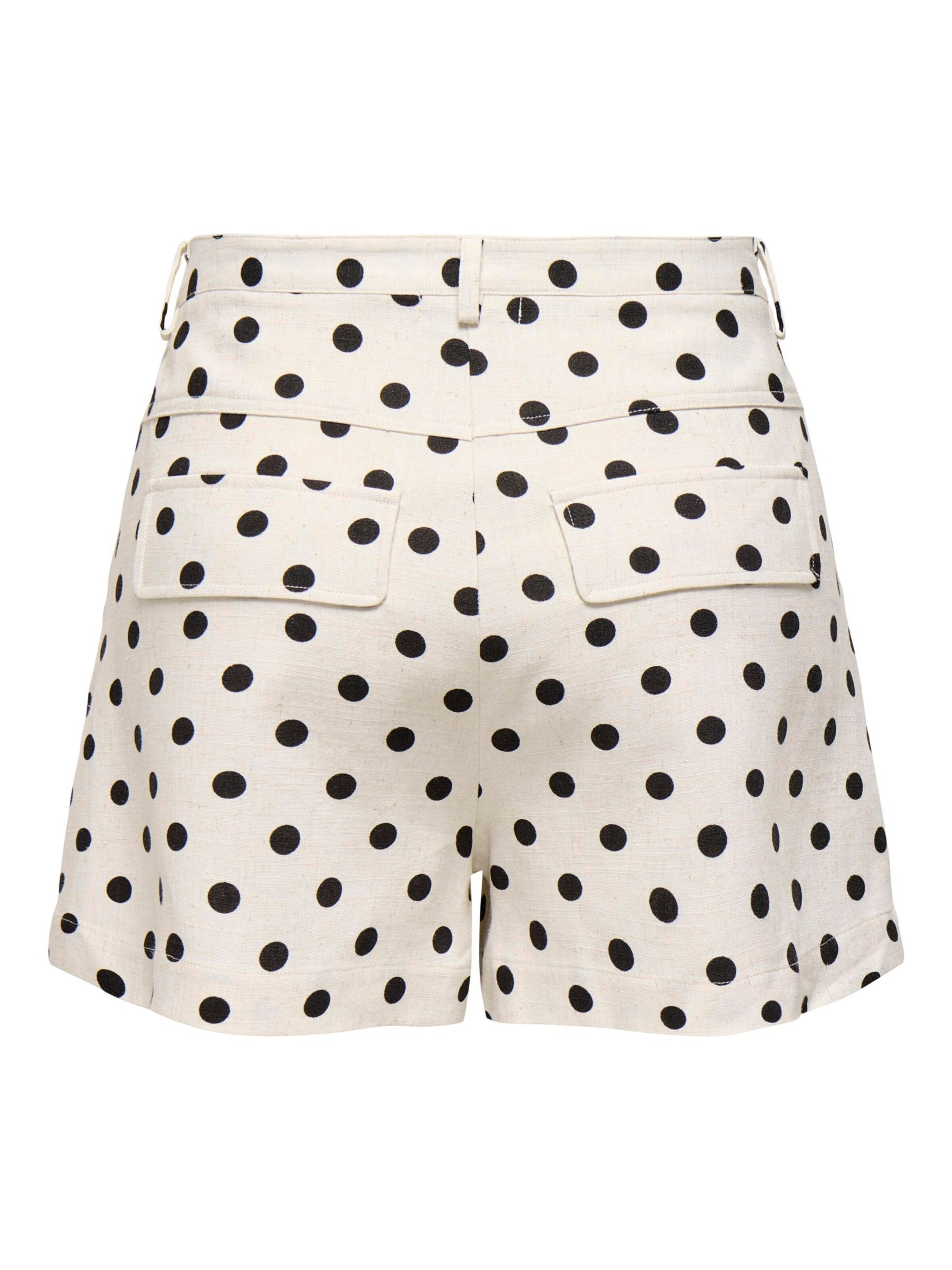 ONLY regular Bukser med lægfolder 'ONLTamila' i beige