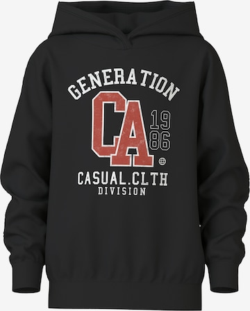 NAME ITSweater majica 'Vugo' - crna boja: prednji dio