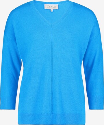 Cartoon Sweater in Blue: front