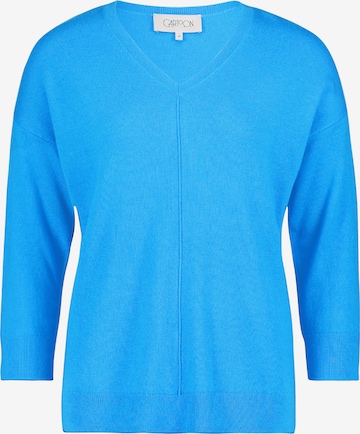 Cartoon Sweater in Blue: front