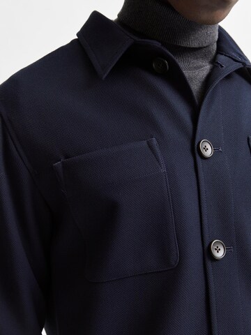 SELECTED HOMMESlim Fit Prijelazna jakna 'Benjamin' - plava boja