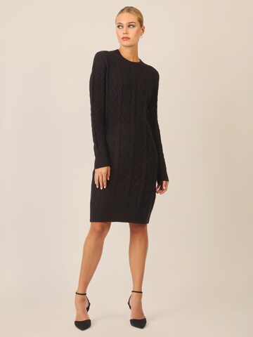 APART Knitted dress in Black