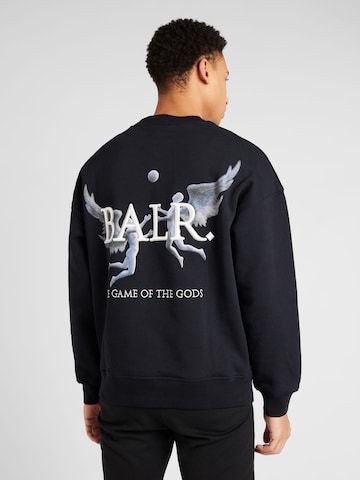 BALR.Sweater majica 'Game of the Gods' - crna boja: prednji dio