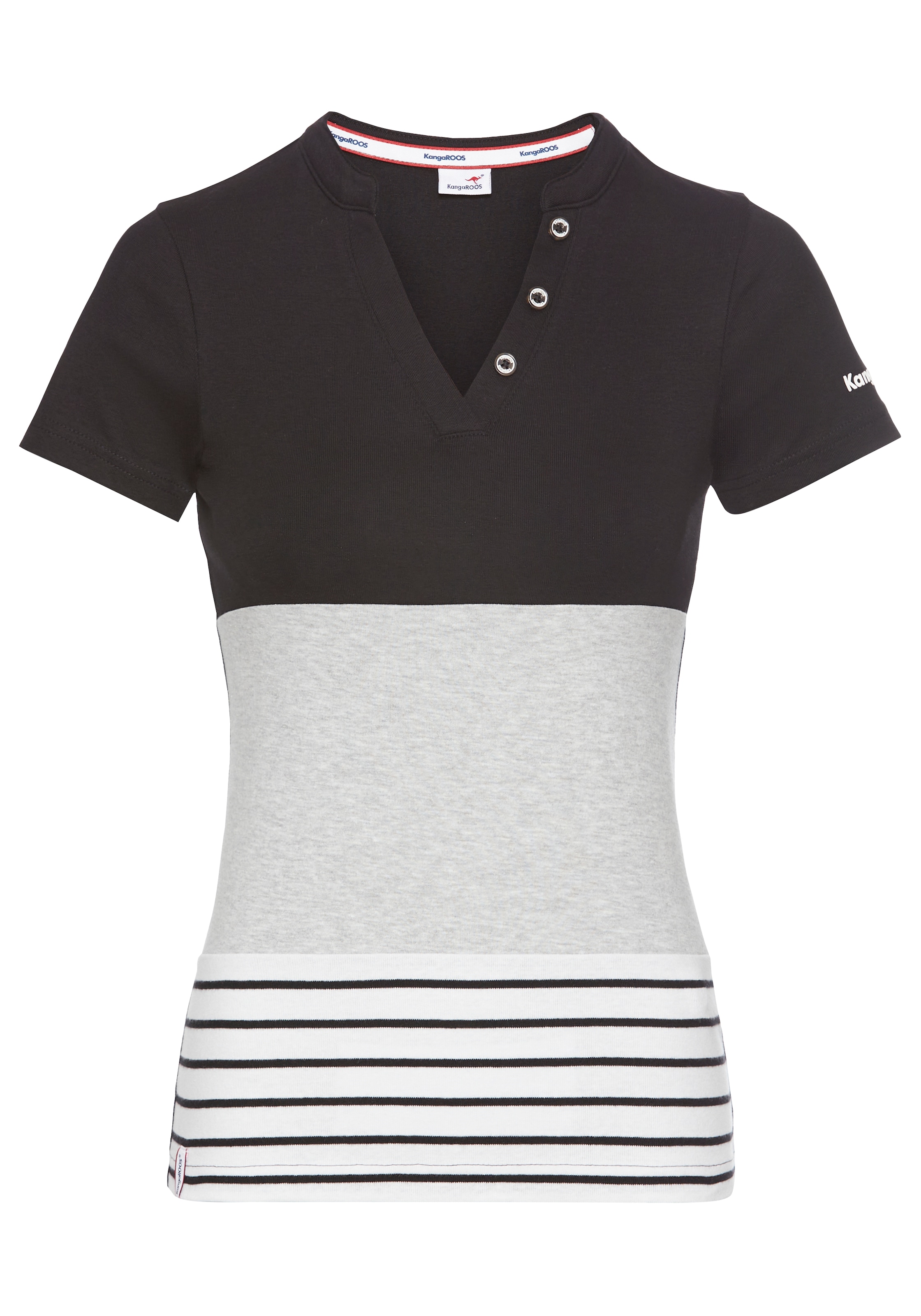 KangaROOS Shirt in Black: front