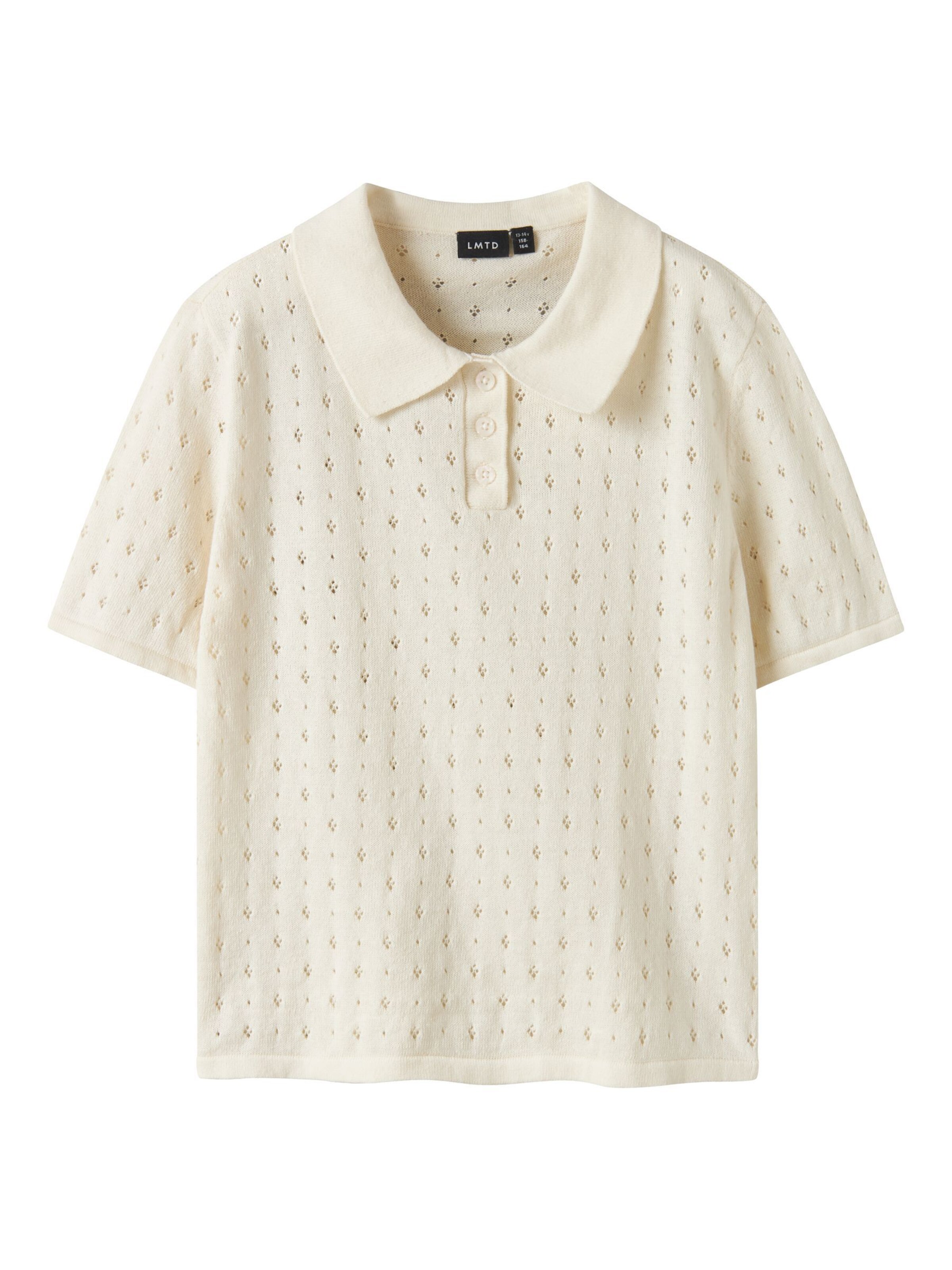 Pull-over LMTD en blanc : devant