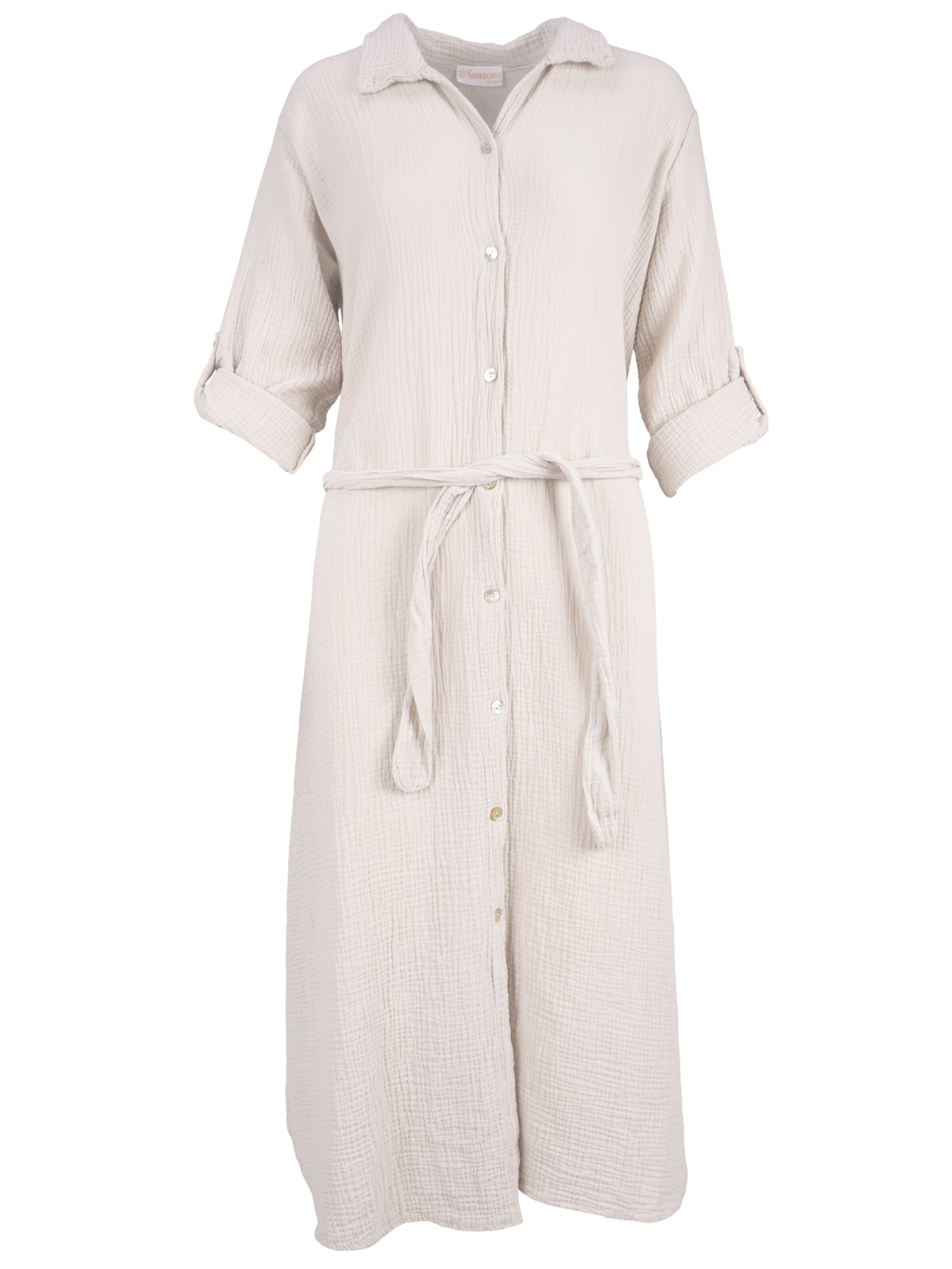 Seasons of April Blousejurk 'Victoria' in de kleur Lichtbeige, Productweergave