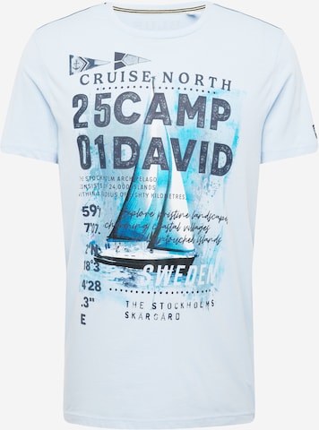 CAMP DAVID Póló 'Cruise North' - kék: elől
