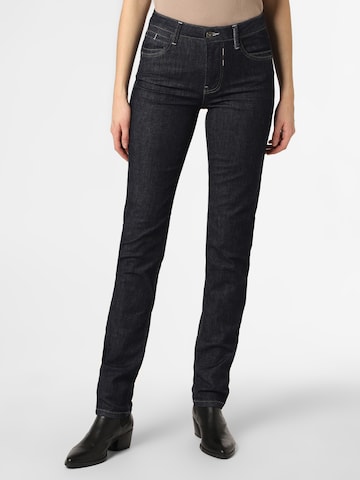 Blue Fire Slimfit Jeans in Blauw: voorkant