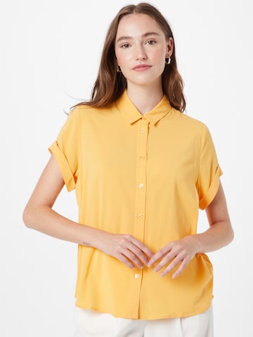 Samsøe Samsøe - Camisa 'Majan' em amarelo: frente