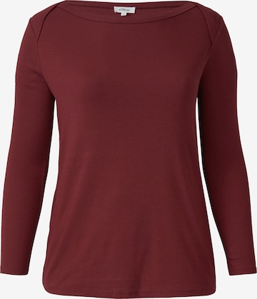 s.Oliver Red Label Plus Shirt in Rot: Vorderseite