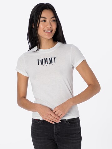 Tommy Jeans Tričko - biela: predná strana