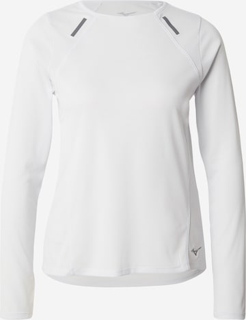 MIZUNO - Camiseta funcional en blanco: frente