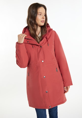 Parka d’hiver 'Fenia' usha BLUE LABEL en rouge : devant