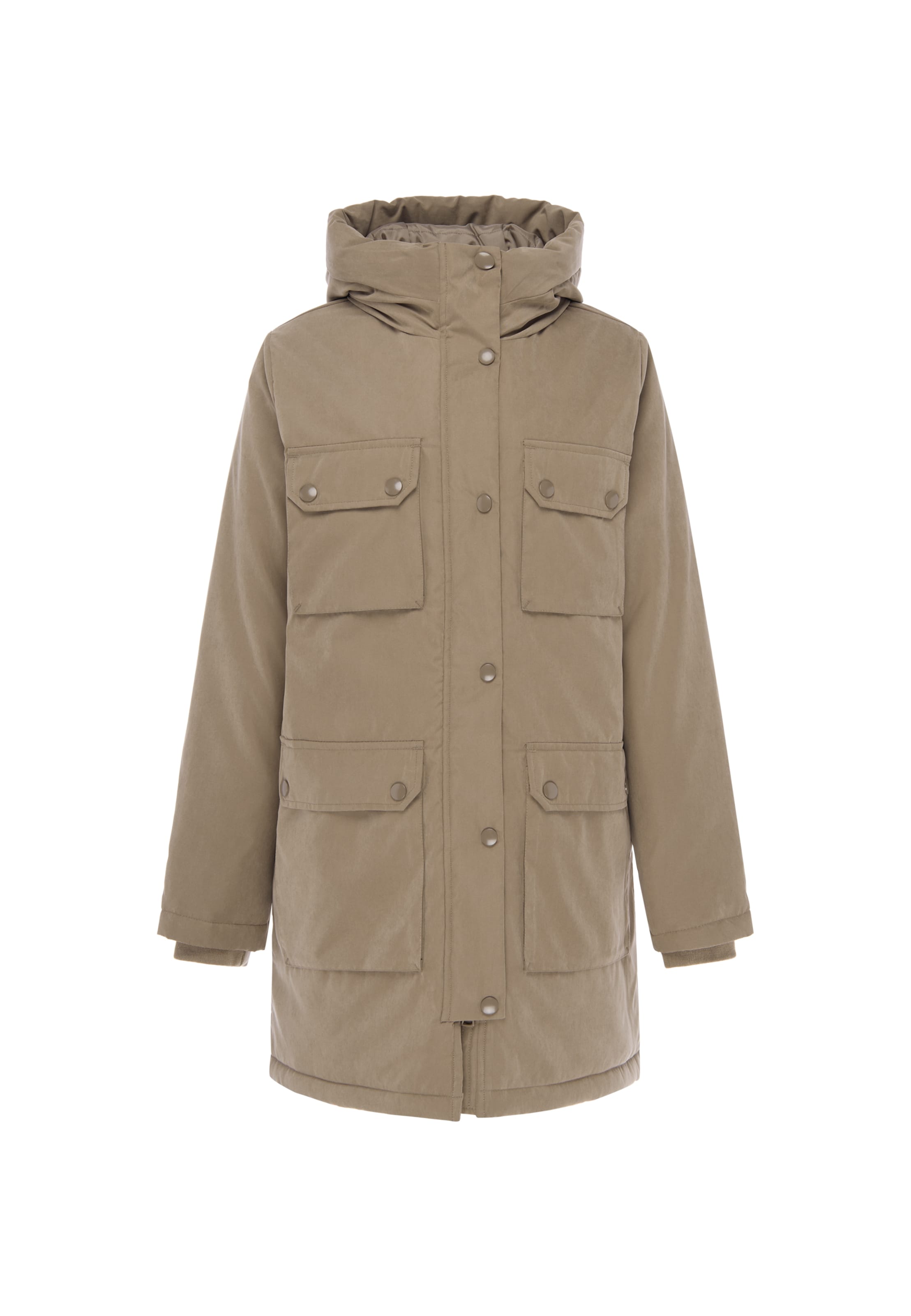 Usha - Chaqueta de entretiempo en marrón: frente