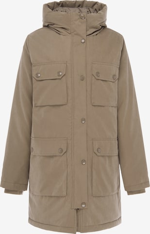 Usha - Chaqueta de entretiempo en marrón: frente