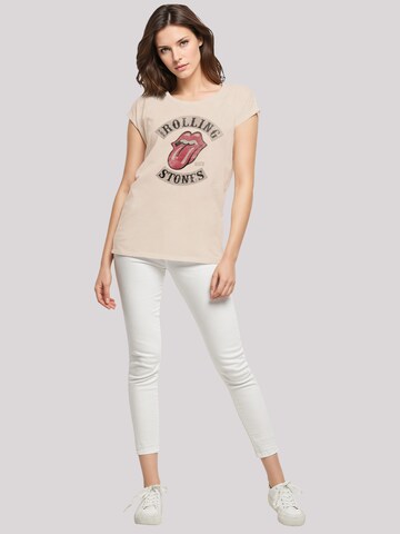 F4NT4STIC Shirt 'The Rolling Stones Tour '78' in Beige