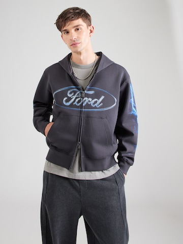 Abercrombie & Fitch Tréning dzseki - fekete: elől