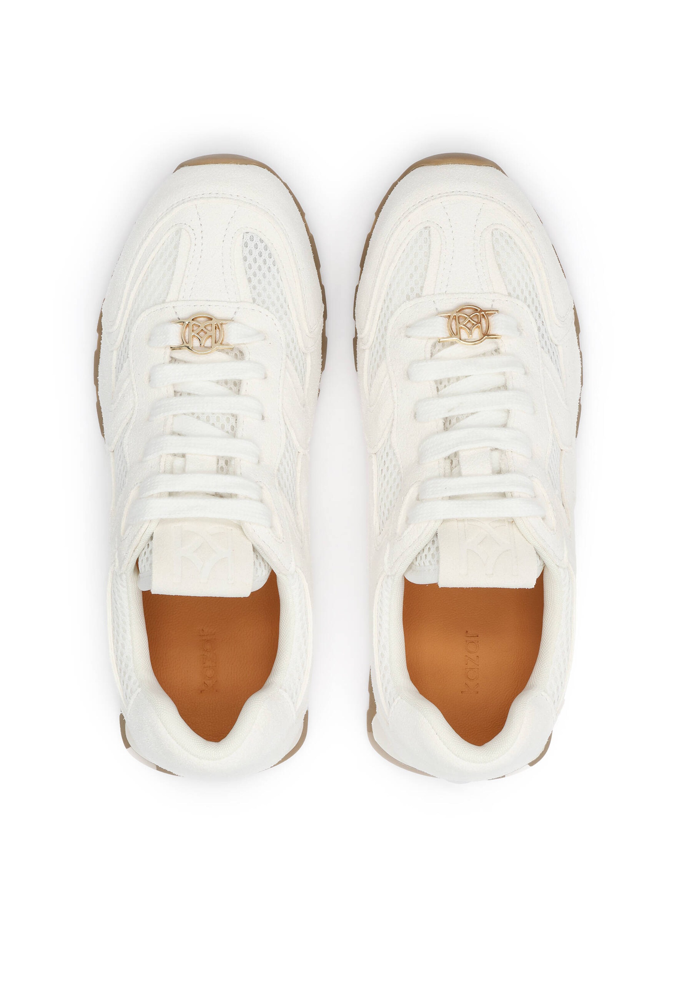 Baskets basses Kazar en blanc