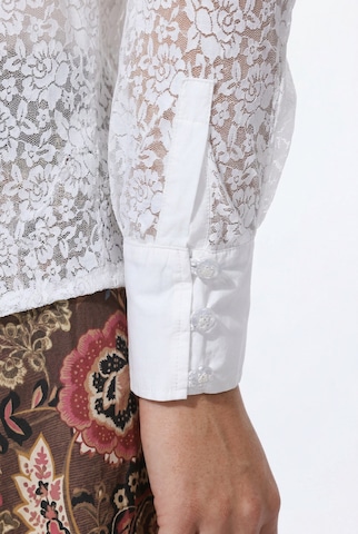 Ulla Popken Klederdracht blouse in Wit