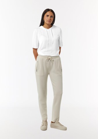 T-shirt comma casual identity en blanc