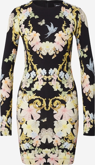 Just Cavalli Vestido en azul claro / amarillo limón / amarillo pastel / rosa pastel / negro, Vista del producto