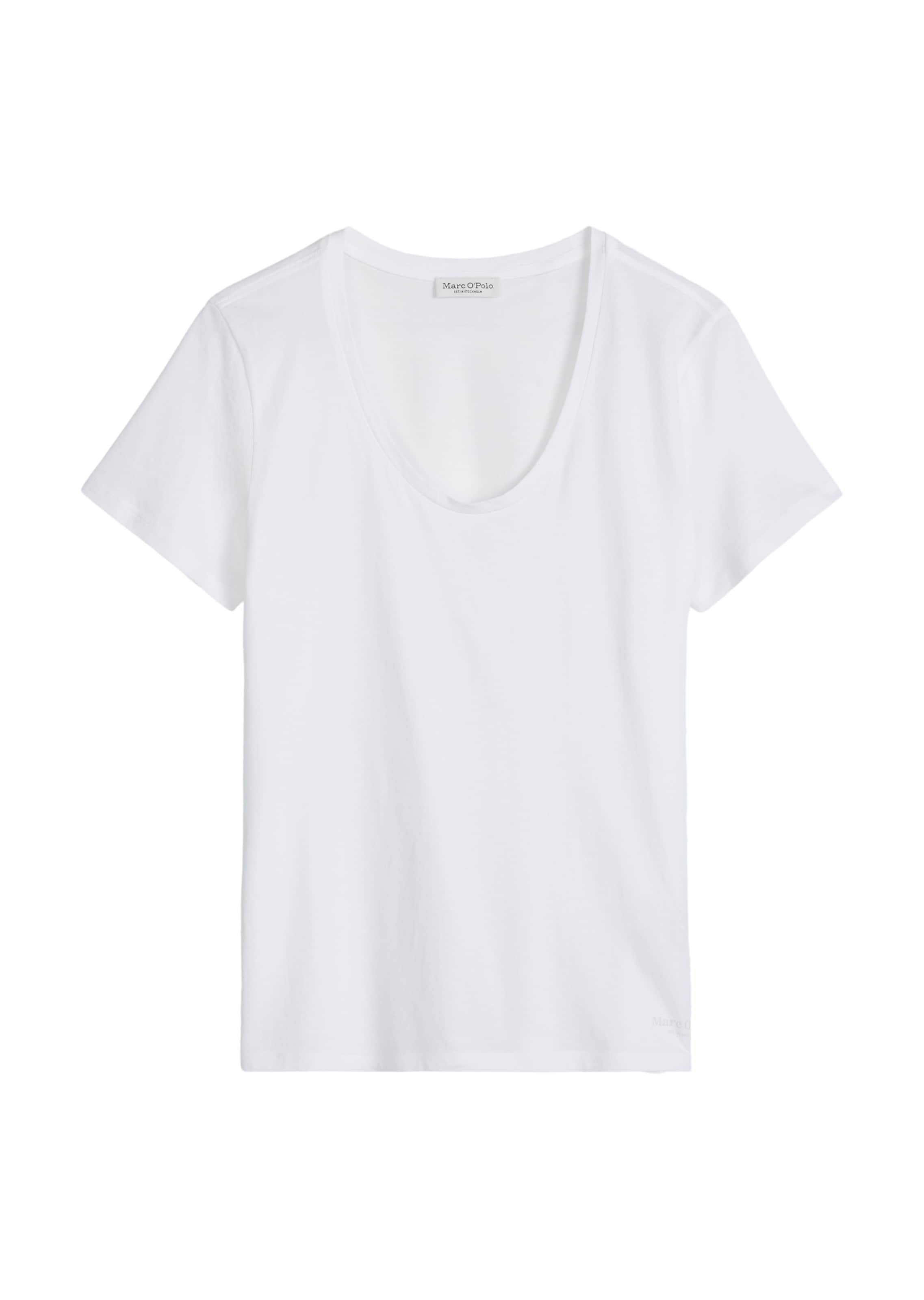 Marc O'Polo Shirt in Wit: voorkant