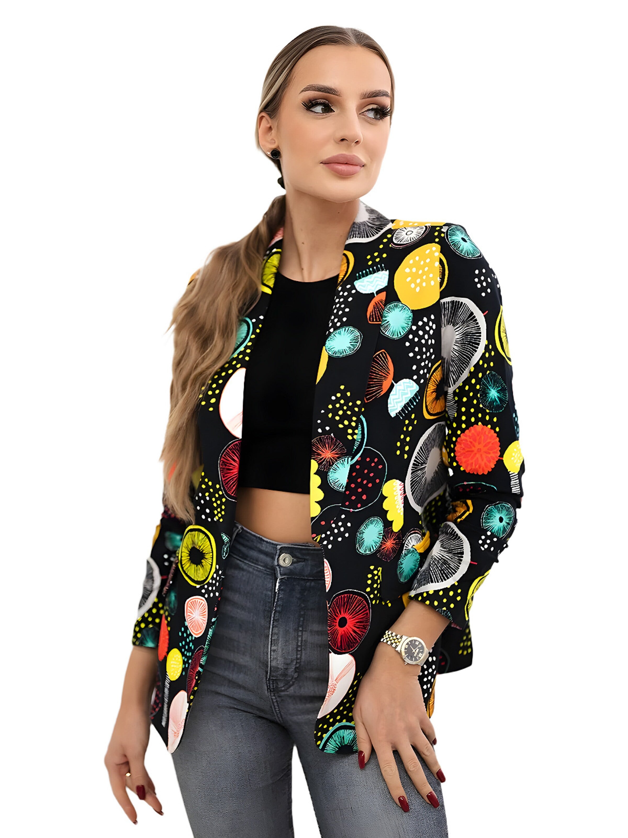 Lumera Blazer in Black: front